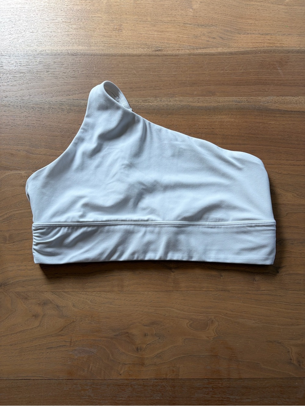 Athleta White One Shoulder Strappy Sports Bra Size Large
